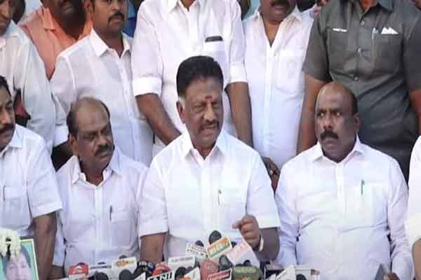 Nainar Nagendra says There is no need to call them and talk to them