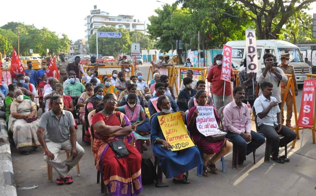 United Farmers struggle against Union Minister's son