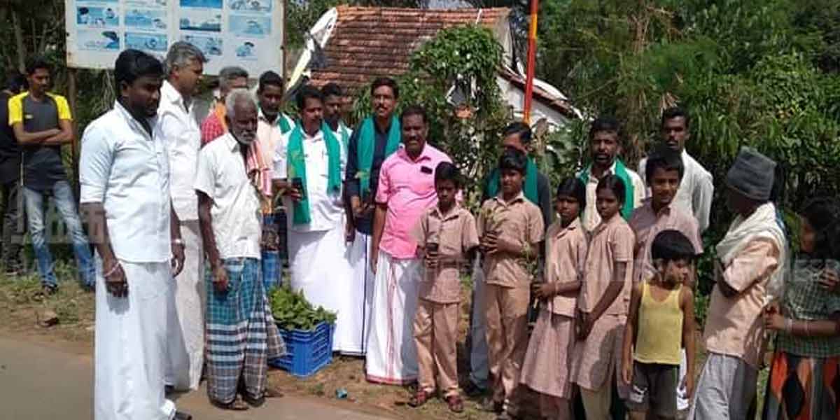 Young people who Sowed saplings on the occasion of Natural Agricultural Scientist Nammazhvar Memorial Day!