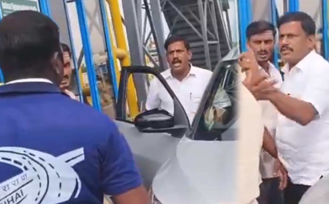 Inspector's husband argues over inability to pay toll