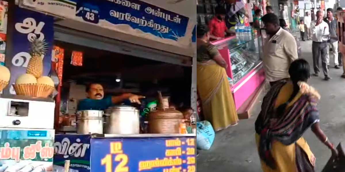 Shopkeeper who poured water on women; The municipal officials who went there