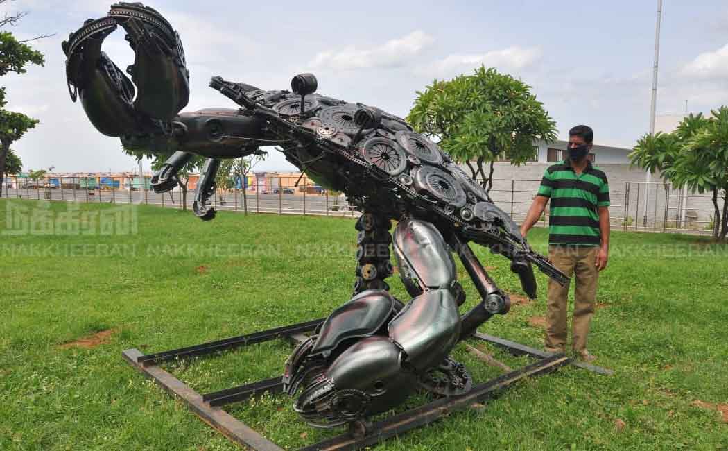 Chennai Corporation beautifies the beach meadow