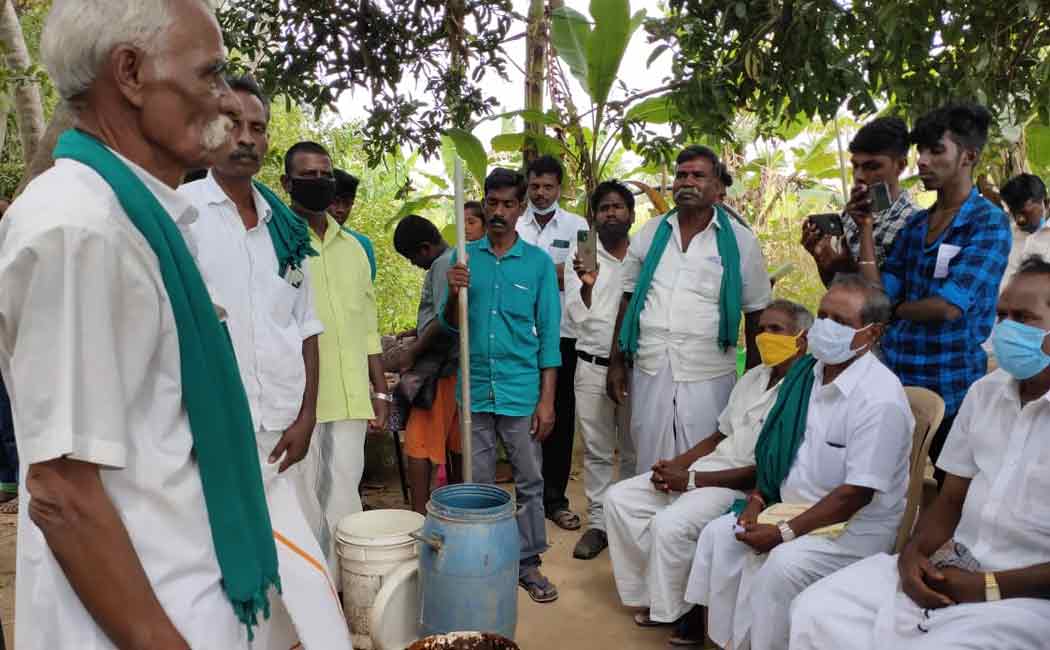 A day trip tour for farmers held in Cuddalore
