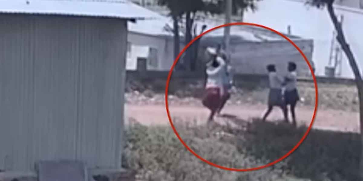shocking CCTV footage