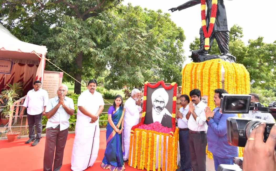 tn goverment tribute bharathiyar memorial day