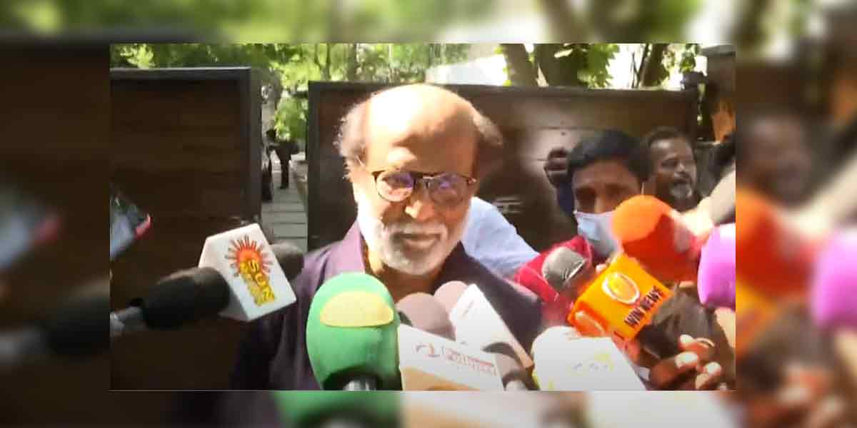 '' It's sad that KP is not there '' - Interview with actor Rajinikanth