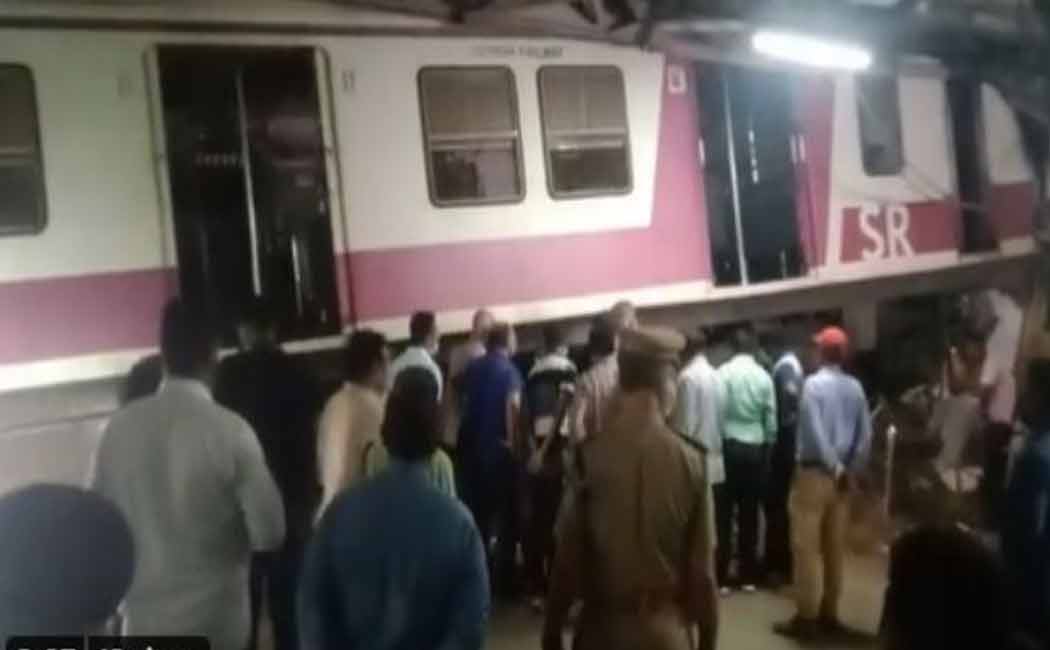 What caused the electric train accident preliminary investigation