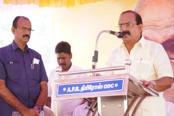 minister sakkarapani dindigul function talks about government recent schemes for oddanchatram