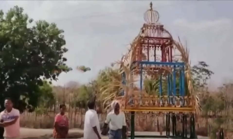 The electric wire chariot incident telangana state