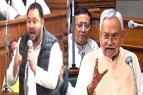Nitish Kumar responds to Tejashwi Yadav bihar assembly