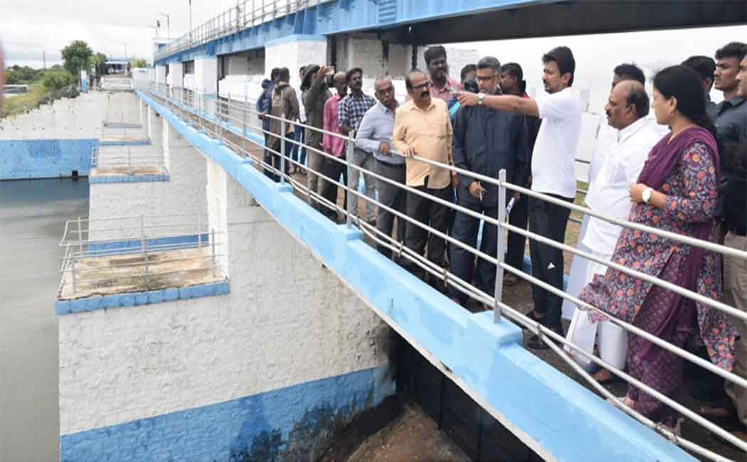 Dy CM Udayanidhi Stalin inspection for Rain flood rehabilitation works