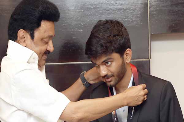 Cash prize for chess winner Gukesh Chief Minister's announcement