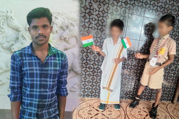 man incident his friend 2 children for not repaying a loan of rs 14,000