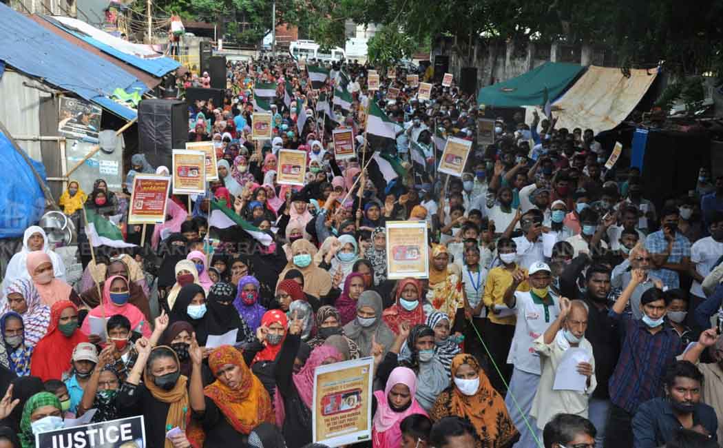 Tawheed Jamaat involved in the protest