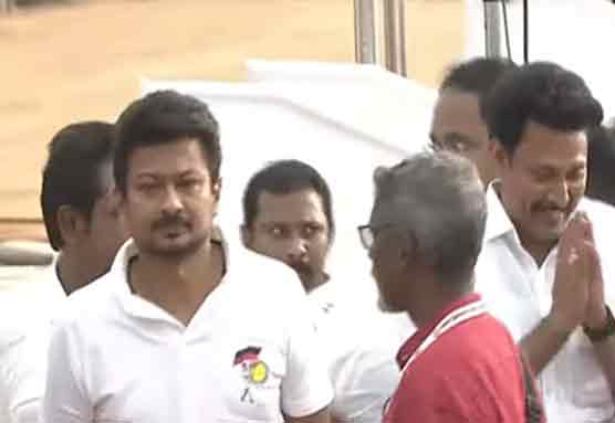 Minister Udayanidhi's inspection at the DMK Youth Conference