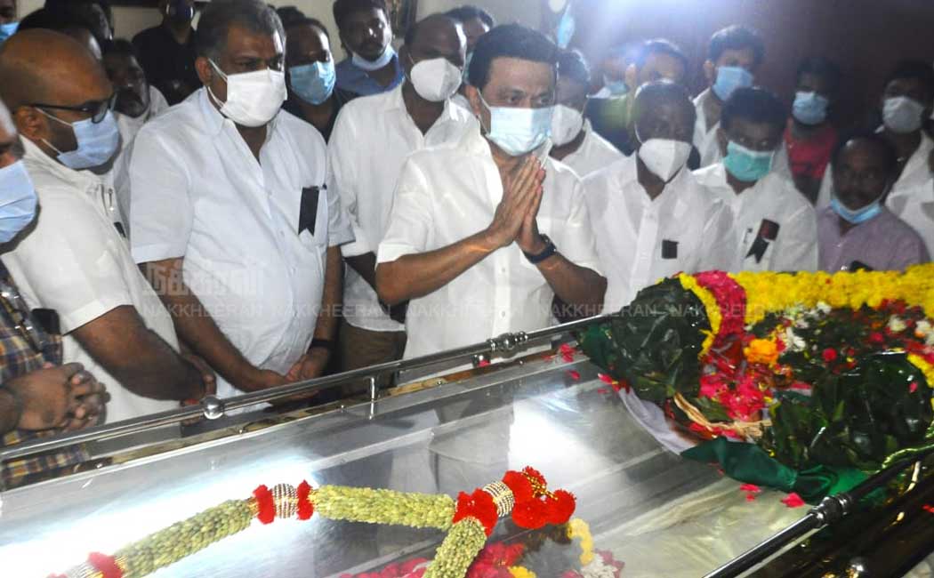 M.K.Stalin pay Tribute to B.S.Gnanadesikan