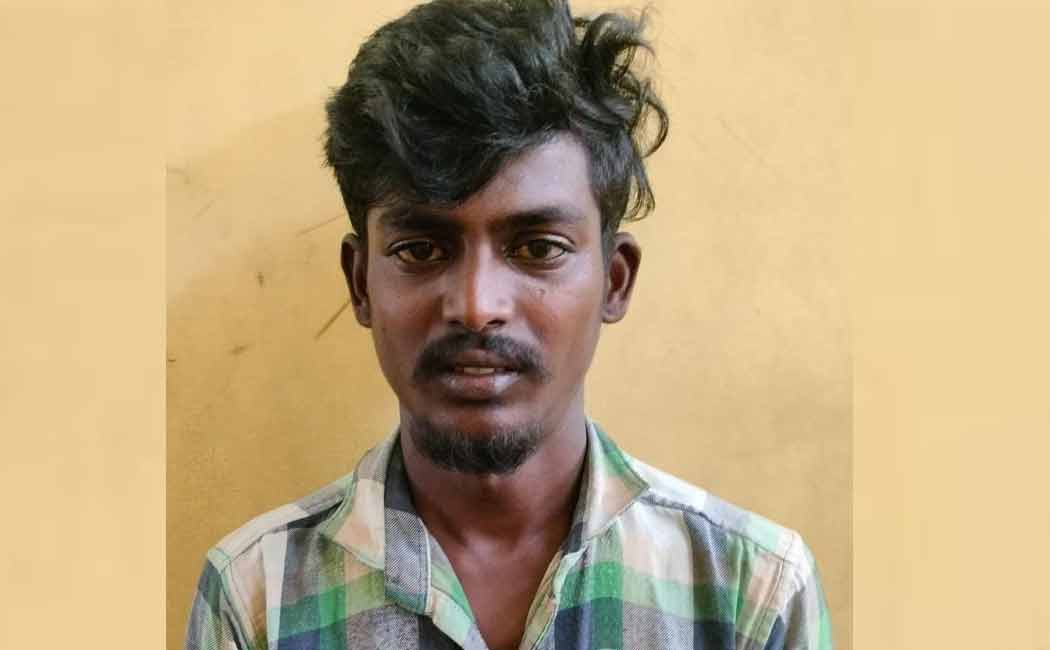 young man who grow cannabis at home in Cuddalore