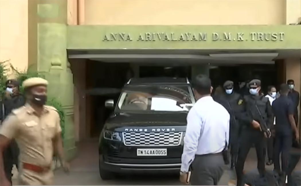 Black-clad soldiers protect Tamil Nadu Chief Minister MK Stalin!