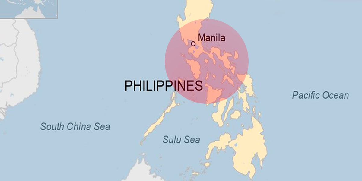 Powerful earthquake in the Philippines