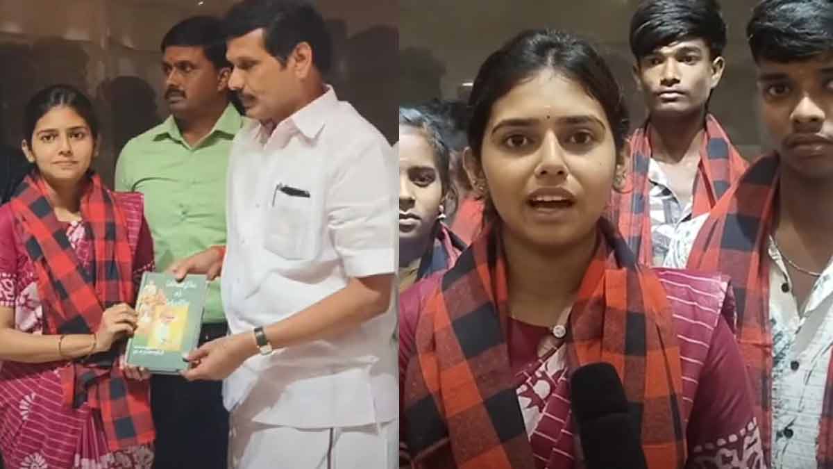 'Just another BJP cover' - Vaishnavi joins DMK, alleges