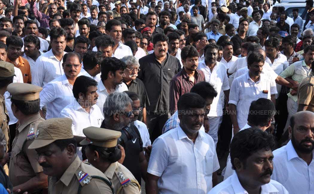 anbazhakan's Last rally DMK