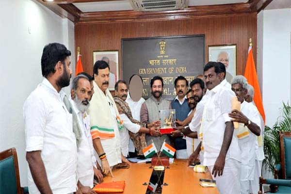 Tungsten Mining Affair strugglers meeting with the Union Minister