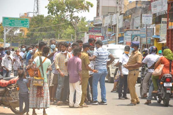 tasmac shop open issue - thiruporur kanchipuram -