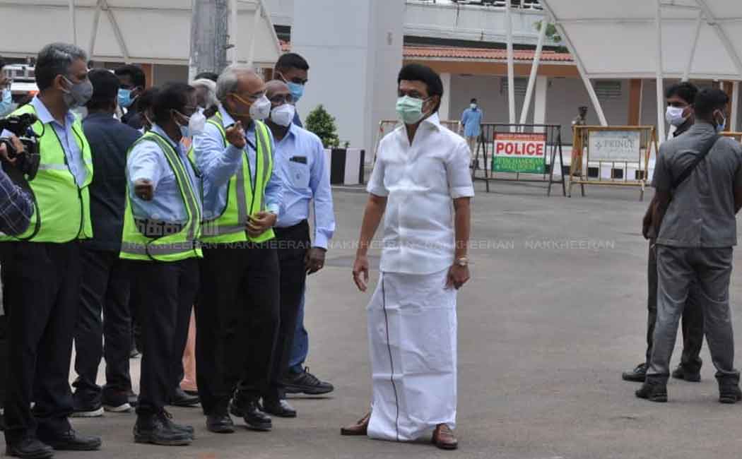 Chief Minister MK Stalin inspects Kathipara Square