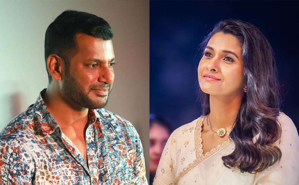 priya bhavani shankar to play heroine in vishal 34