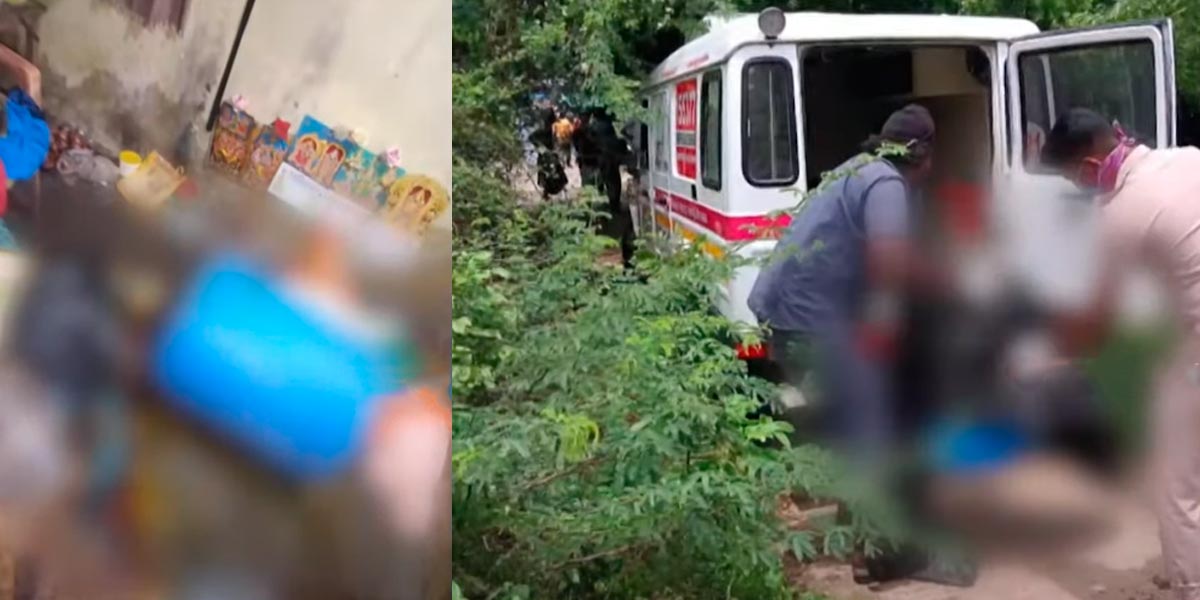 Her husband's corpse lying in a drum; Police question the wife