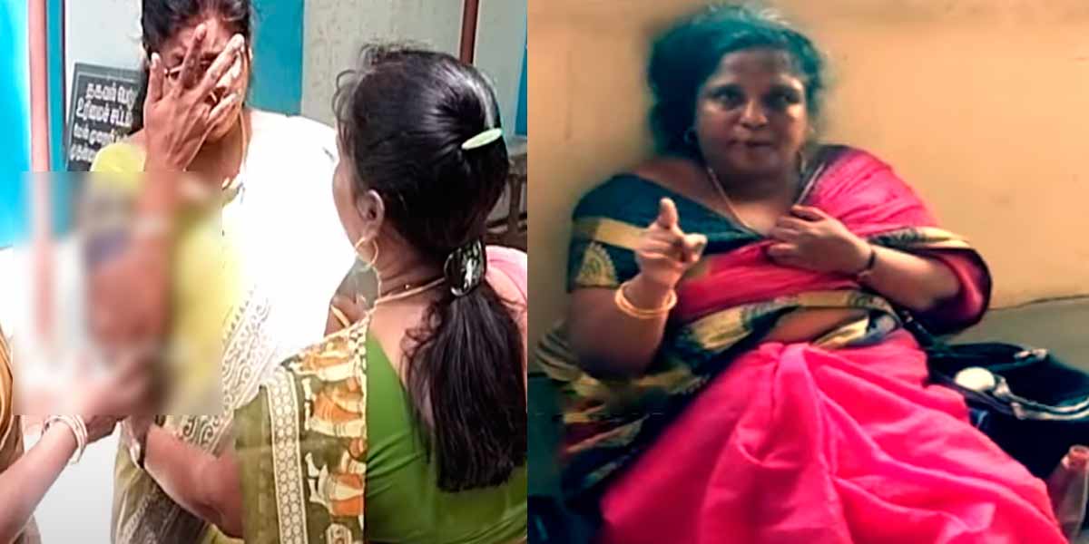 The chemistry teacher who bit the headmistress's hand; Police case