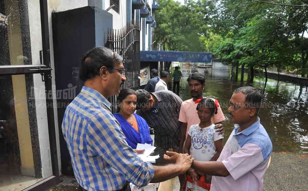 Rain flod at chennai ESI medical store