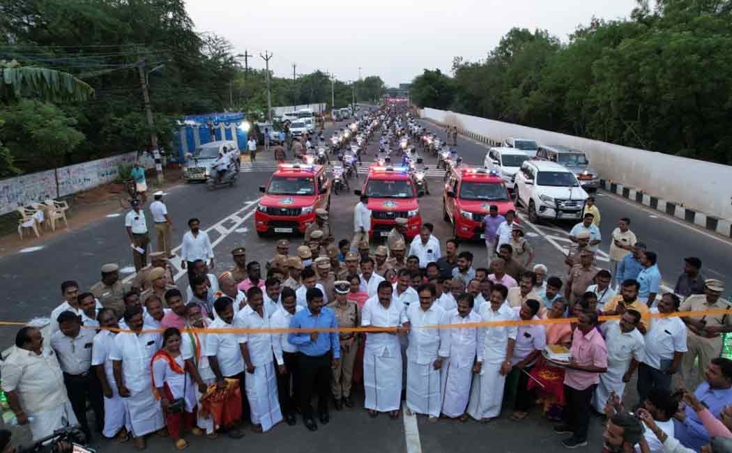 trichy railway junction bridge opening ceremony minister nehru participated