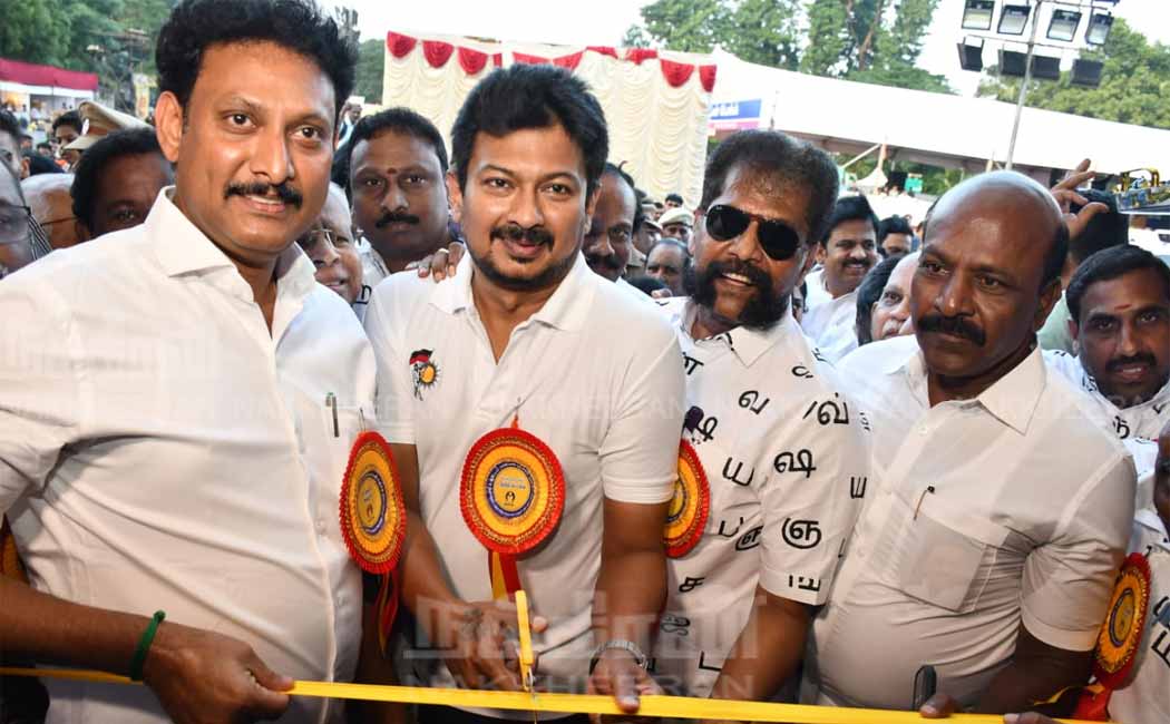 Deputy Chief Minister Udayanidhi Stalin inaugurated the Chennai Book Fair
