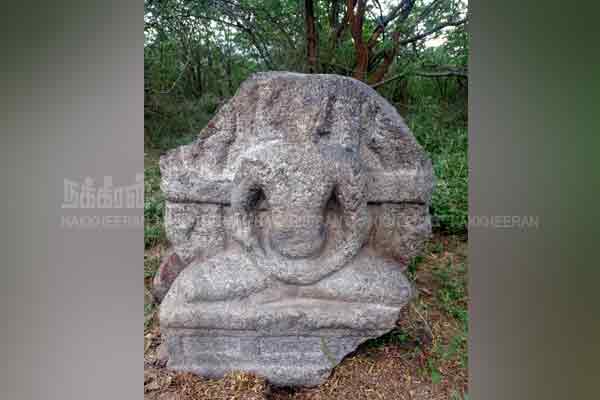Discovery of the ancient Mahavira sculpture