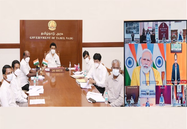 Tamil Nadu Chief Minister participates in the video conference of the Prime Minister!