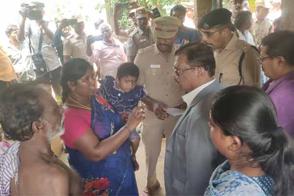 National Adi Dravidar and Tribal Welfare Commissioner inspects Vadakadu area