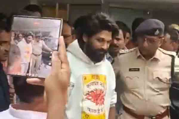 Actor Allu Arjun arrested