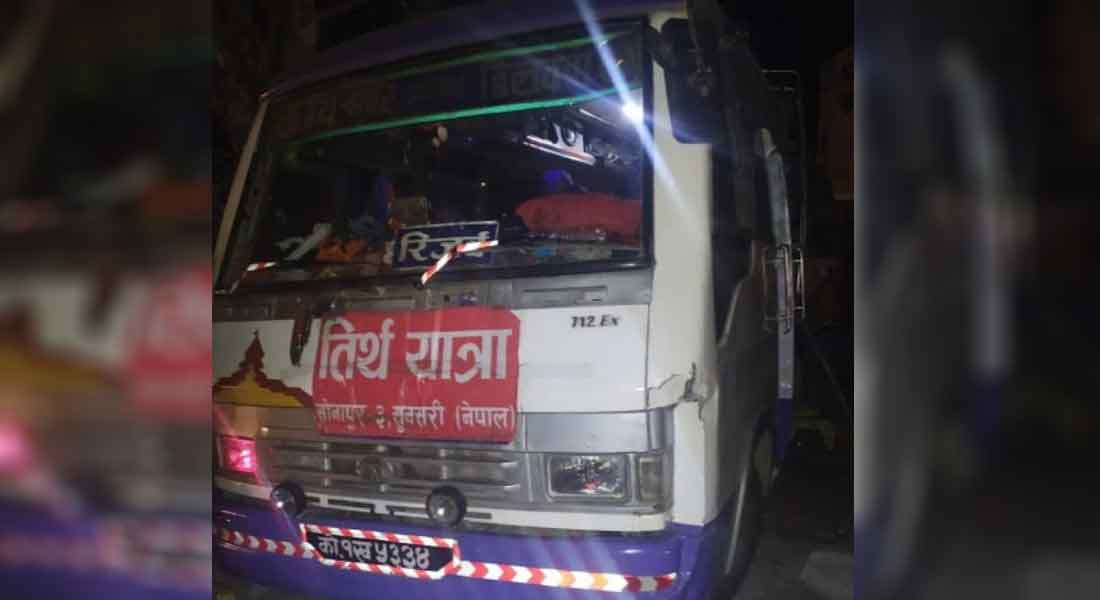 Nepalis in a dangerous vehicle .. !!