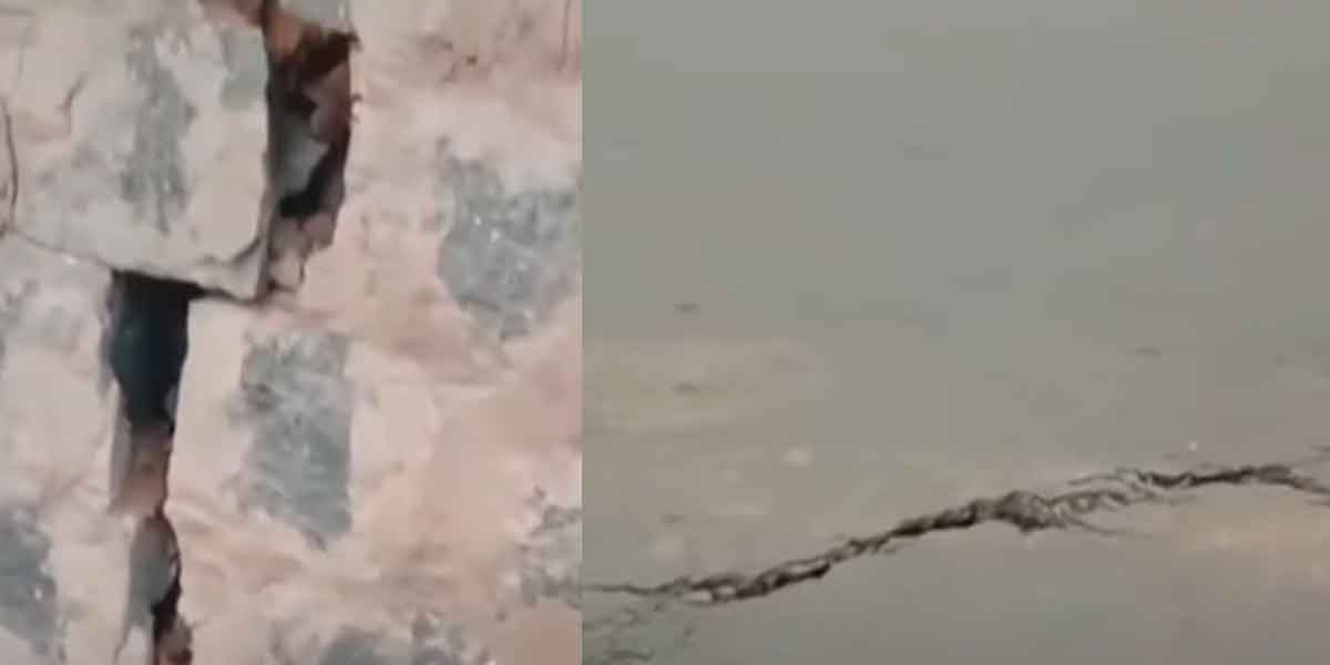 Sudden cracks in the houses-Kokudal people in fear