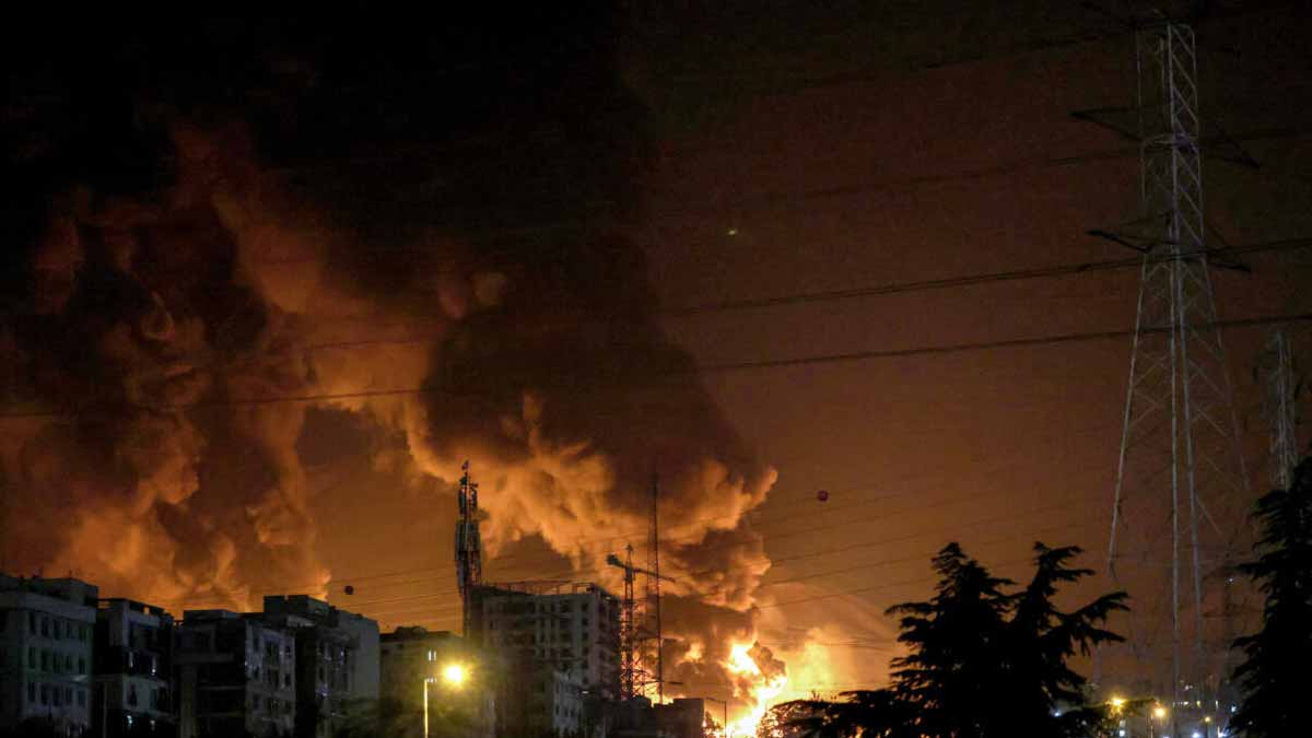 Tehran on fire - Indian Ministry of External Affairs issues emergency declaration