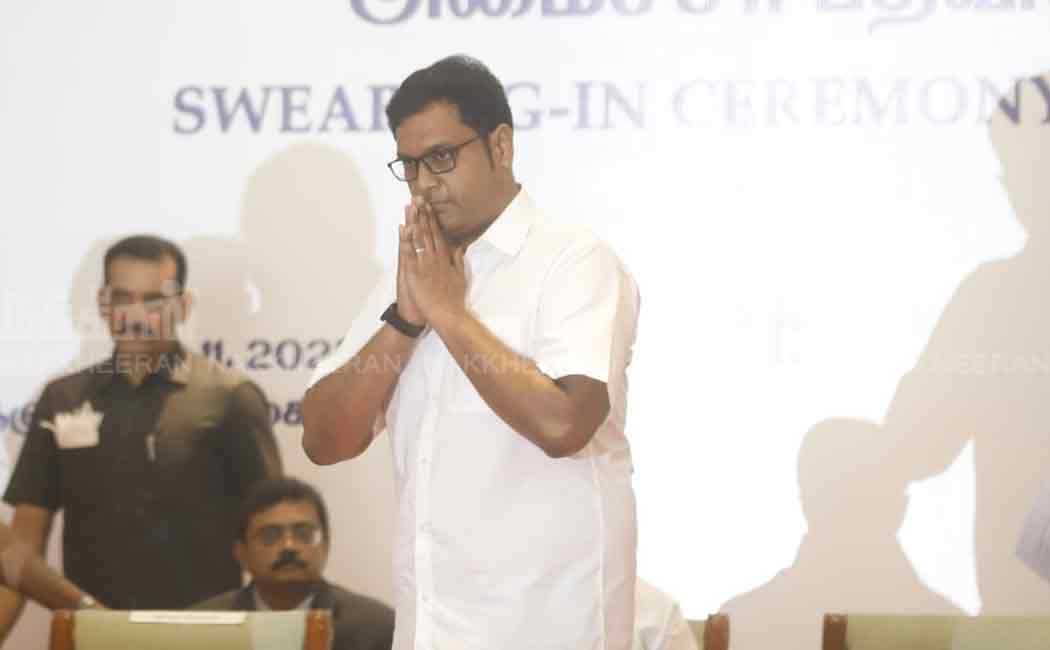 mla trb rajaa charge minister posting