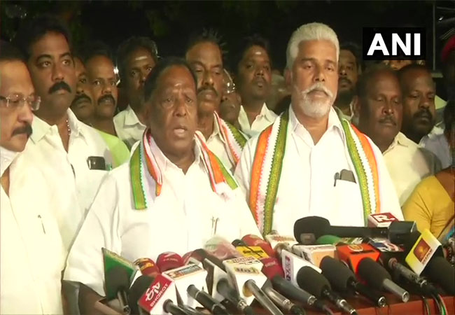 puducherry cm narayanasamy pressmeet