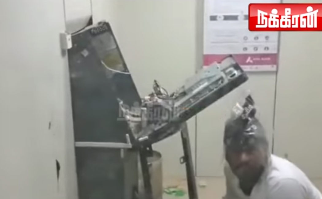Thief caught in ATM robbery video goes viral on social media