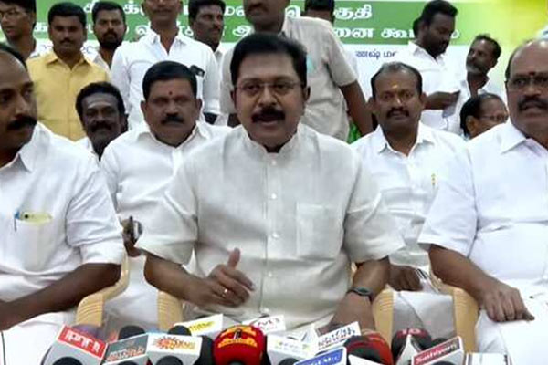 Jayalalithaa's party, AIADMK, has joined nda alliance says TTV Dhinakaran
