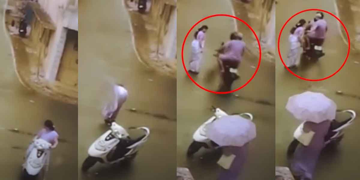 Chain snatching at the place where Kammal went to search... CCTV footage going viral