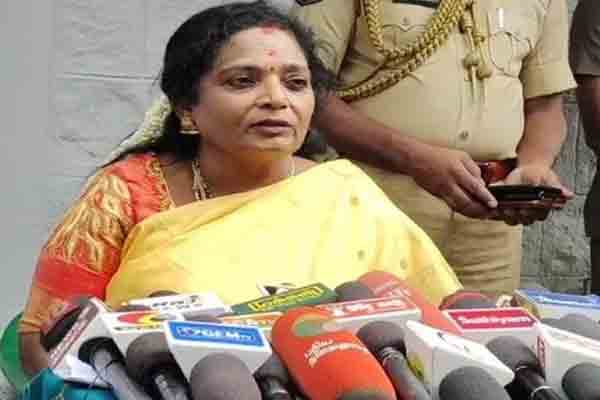 Tamilisai soundararajan says If the chief minister is the chancellor, the party executives will be corrupt
