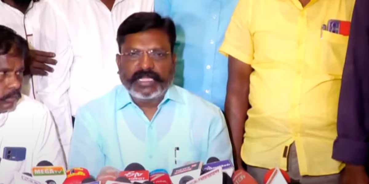 "Rahul Gandhi need not fear anything; we are there" - Thirumavalavan interview