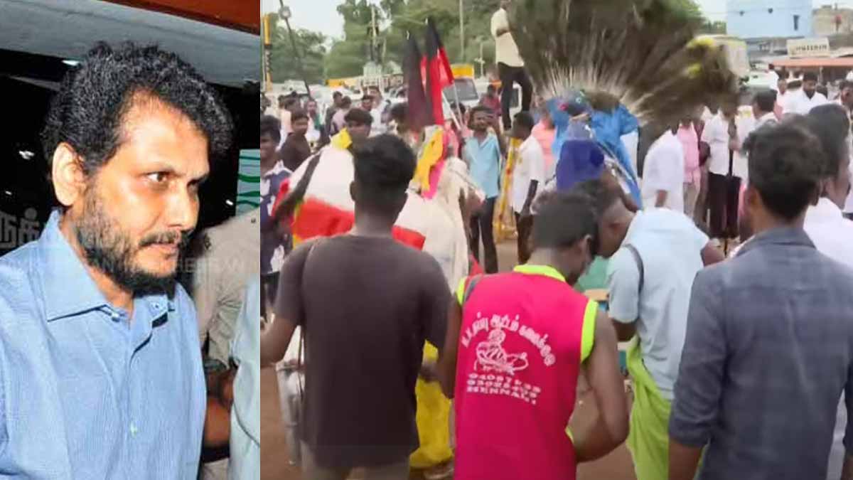 Re-position in Cabinet; DMK workers are playing in front of Puzhal