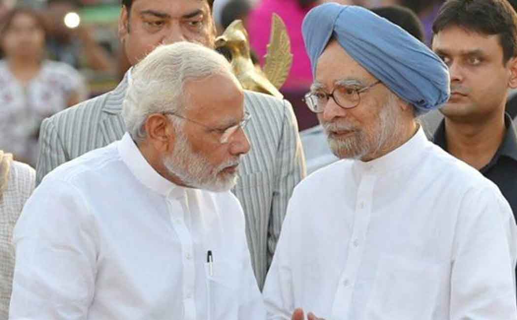 modi manmohan singh